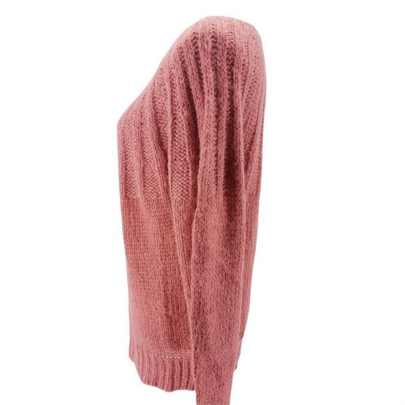 SPARKZ COPENHAGEN Pullover Sweater Mohair Blend Cherry Pink - Picture 5 of 9